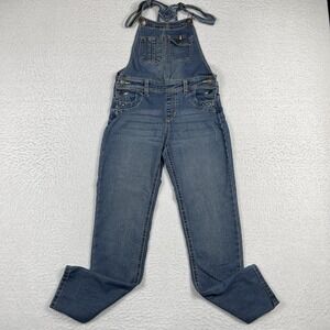 Jordache Overalls Girls Large 10-12‎ Blue Denim Country Casual Everyday Western